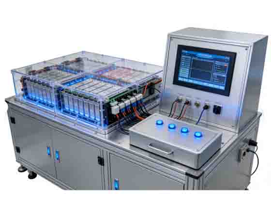 純電動(dòng)汽車動(dòng)力電池及電池管理系統(tǒng)理實(shí)一體平臺(tái)